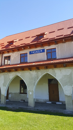 Tatariv - Train station in Tatariv, Ukraine