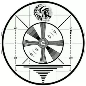 Test card photograph