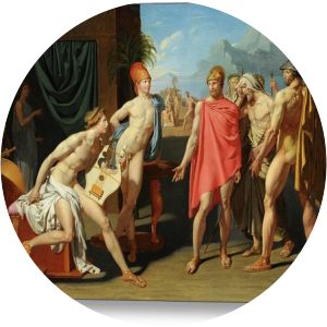 The Ambassadors of Agamemnon in the tent of Achilles