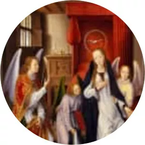 The Annunciation - Painting by Edward Burne-Jones