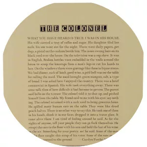 The colonel - Book by Carolyn Forché