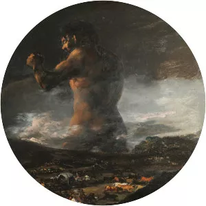 The Colossus - Painting by Asensio Julià and Francisco Goya