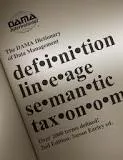 The DAMA Dictionary of Data . . .