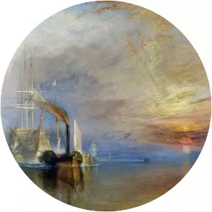 The Fighting Temeraire - Painting by J. M. W. Turner