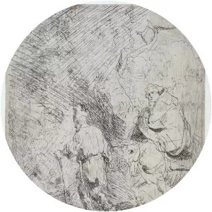 The flight into Egypt a sketch