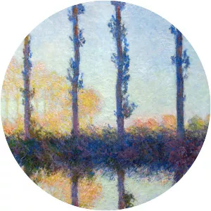 The Four Trees - Painting by Claude Monet