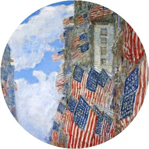 The Fourth of July, 1916 - Painting by Childe Hassam