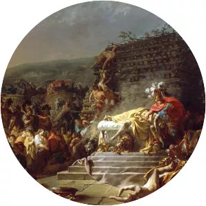 The Funeral Games of Patroclus - Painting by Jacques-Louis David