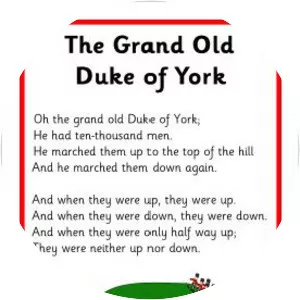 The Grand Old Duke of York