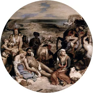 The Massacre at Chios - Painting by Eugène Delacroix