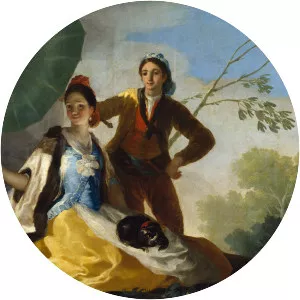 The Parasol - Painting by Francisco Goya