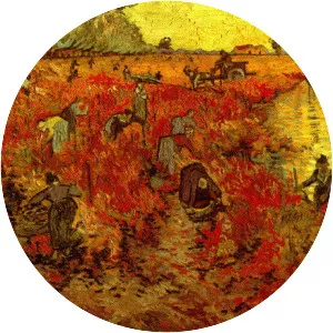 The Red Vineyard - Painting by Vincent van Gogh