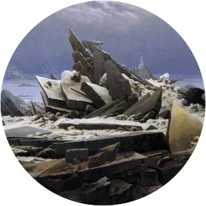 The Sea of Ice - Painting by Caspar David Friedrich