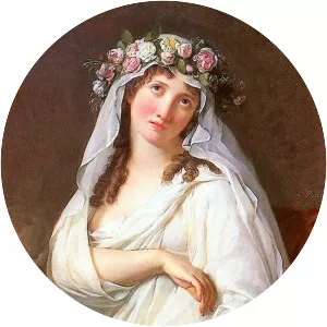 The Vestal Virgin - Painting by Jacques-Louis David