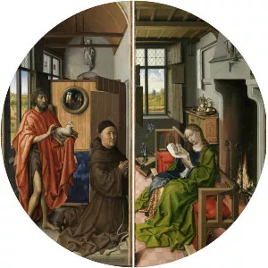 The Werl Triptych - Triptych by Robert Campin