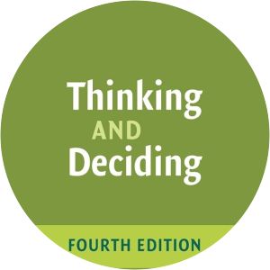 Thinking and deciding - Book by Jonathan Baron