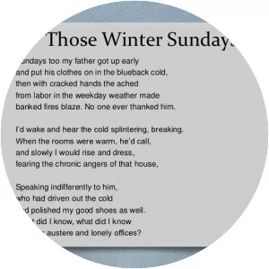 Those Winter Sundays