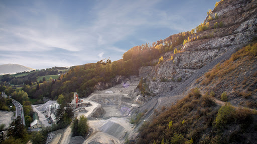 Tieber-Kies Kalksteinbruch - Quarry in Weinitzen, Austria