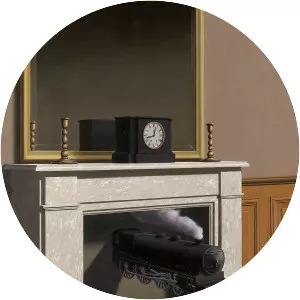 Time Transfixed - Painting by René Magritte