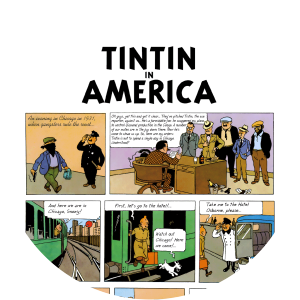 Tintin in America