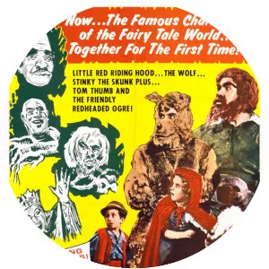 Tom Thumb and Little Red Riding Hood photograph