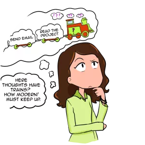 Train of thought photograph