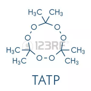 Triacetone triperoxide photograph