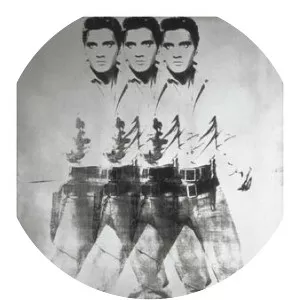 Triple Elvis - Screen printing by Andy Warhol