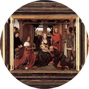 Triptych of Jan Floreins - Painting by Hans Memling