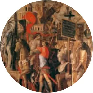 Triumphs of Caesar - Painting by Andrea Mantegna