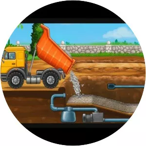 Truck games for kids - build a house, car wash - Video game