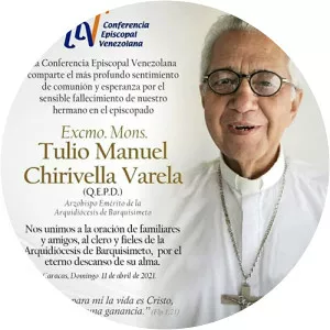 Tulio Manuel Chirivella Varela - Archbishop