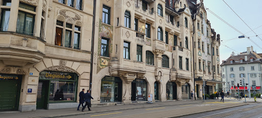 Tunnelstrasse - Tram stop in Zurich, Switzerland