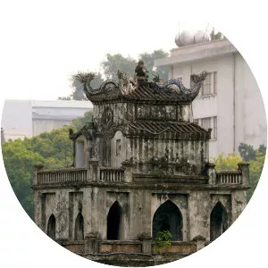 Turtle Tower - Island in Hanoi, Vietnam