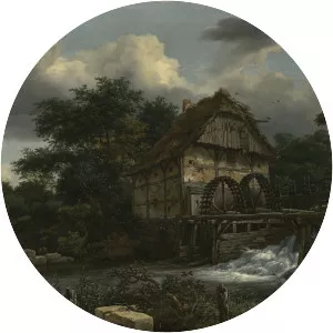 Two Water Mills with an Open Sluice