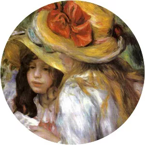 Two Young Girls Reading