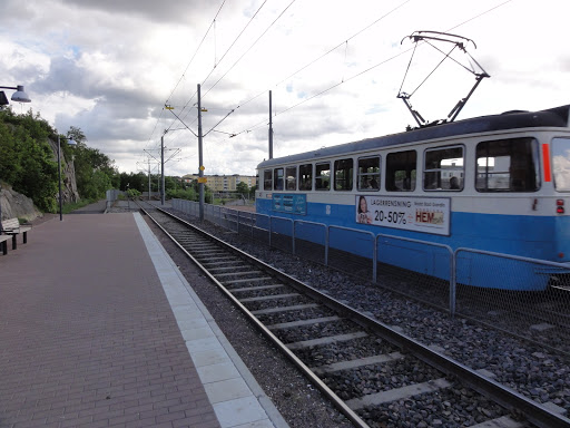 Tynnered Briljantgatan - Tram stop in Gothenburg, Sweden