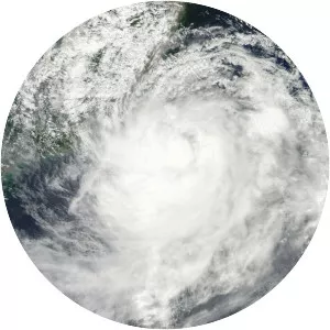 Typhoon Morakot photograph