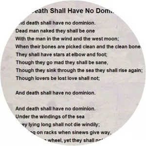 Und dem Tod soll kein Reich mehr bleiben = - Poem by Dylan Thomas