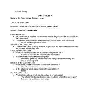 United States v. Leon