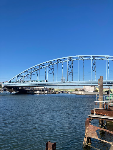 Urayasubashi - Bus stop in the Edogawa, Tokyo, Japan