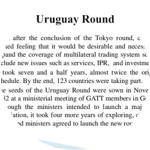 Uruguay Round - 