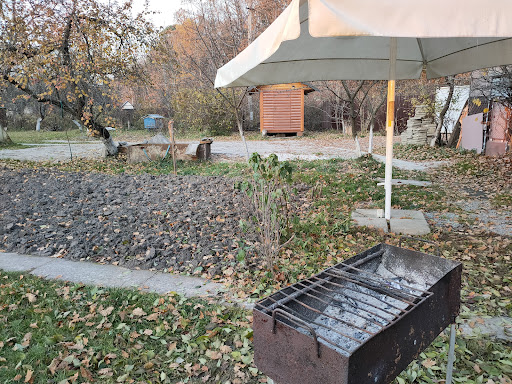 v. Dibrivky - Bus stop in Ukraine