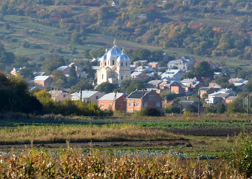 v. Velyki Hrybovychi  - Bus stop in Velyki Hrybovychi, Ukraine