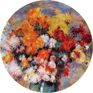 Vase of Chrysanthemums