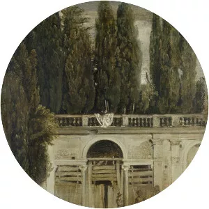 View of the Garden of the Villa Medici