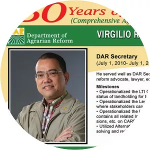 Virgilio de los Reyes - Former Secretary of Agrarian Reform Philippines