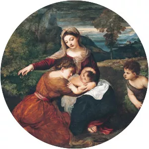 Virgin and Child with Saint and Saint John