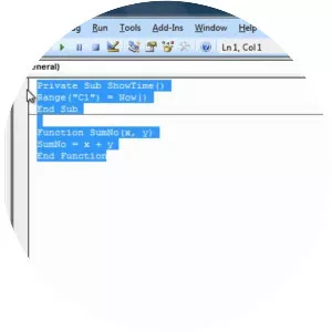 Visual Basic for Applications - Programming language