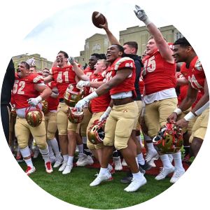 VMI Keydets football photograph